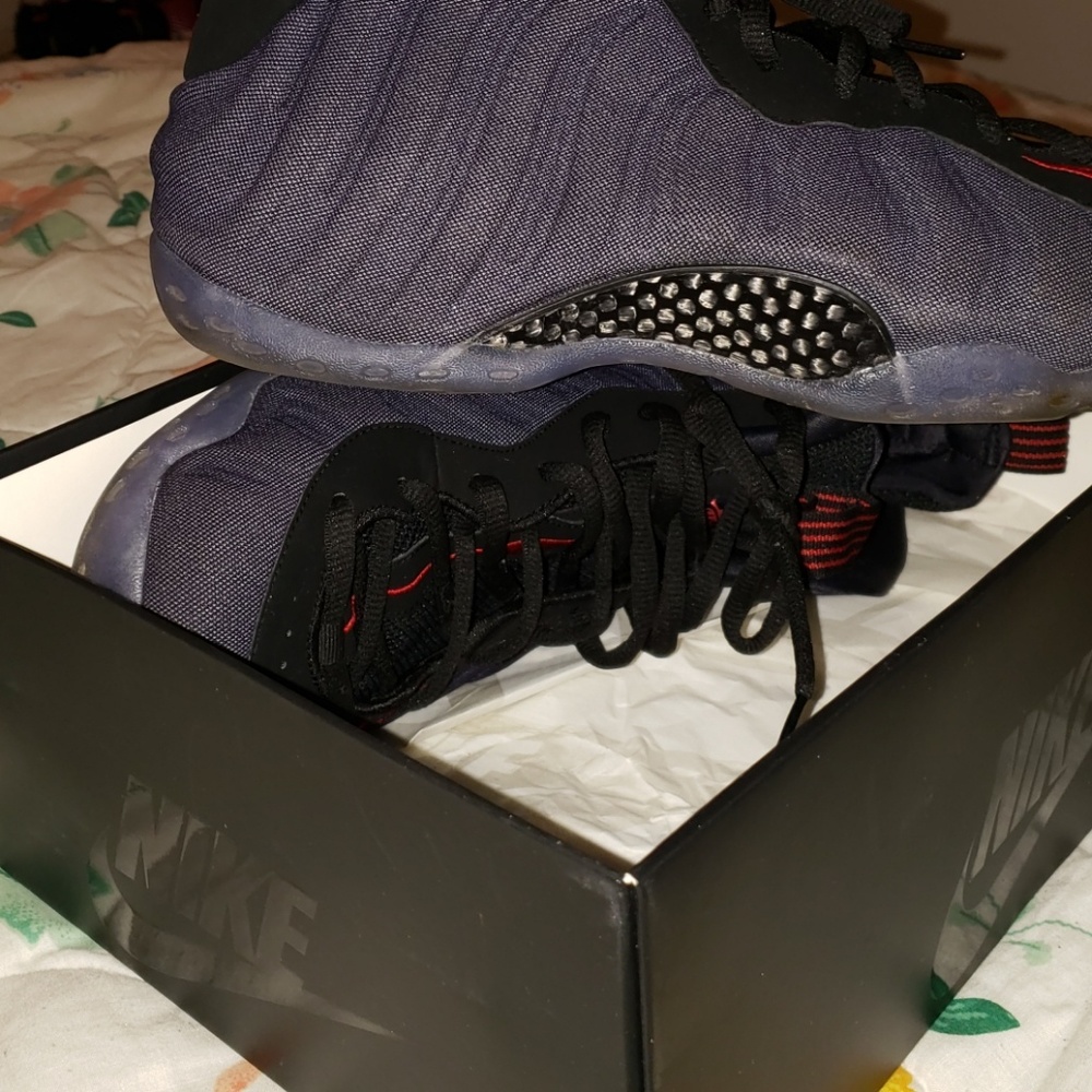 Nike foamposite penny denim